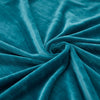 Bleu turquoise - Housse en velours pour coussin de canapé La Maison des Housses