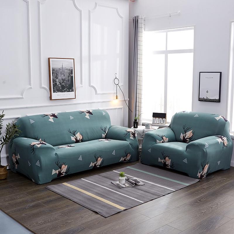 Housse canapé Green deer - Housses Extensibles de Fauteuil et Canapé La Maison des Housses