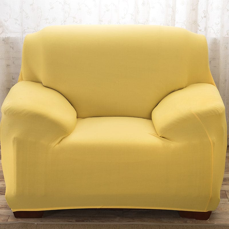 Housse canapé Jaune - Housses Extensibles de Fauteuil et Canapé La Maison des Housses