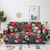 Housse canapé Skull Halloween - Housses Extensibles de Fauteuil et Canapé La Maison des Housses