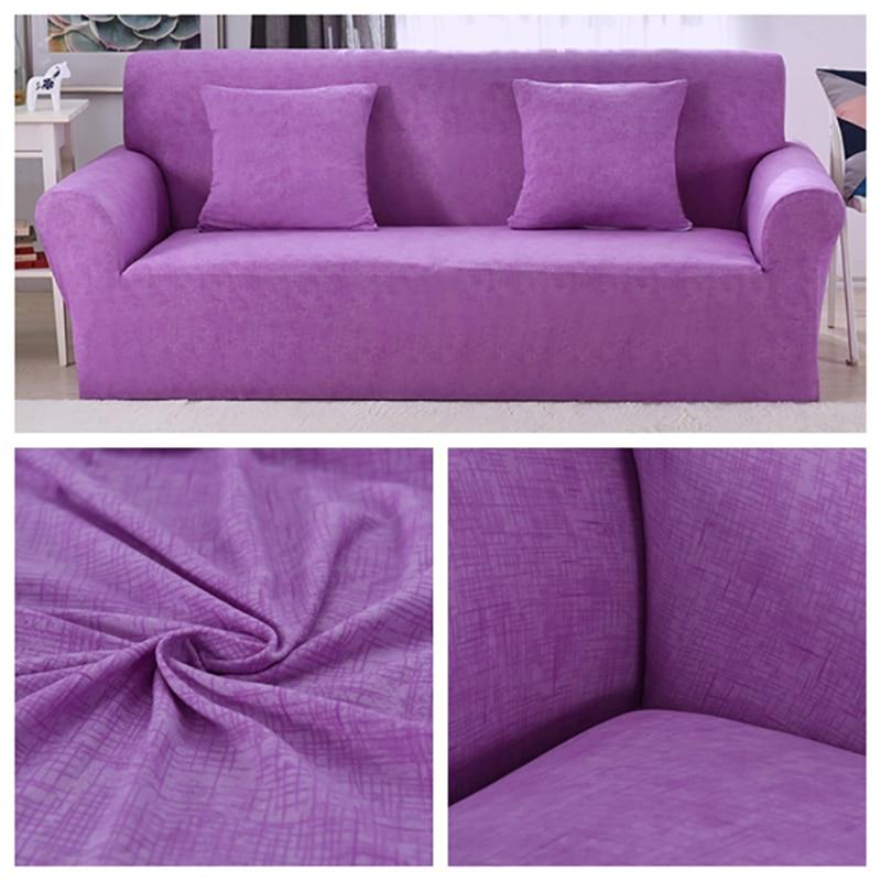 Housse canapé Violet - Housses Extensibles de Fauteuil et Canapé La Maison des Housses