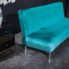 Housse clic clac Bleu turquoise - Housse de Clic Clac La Maison des Housses