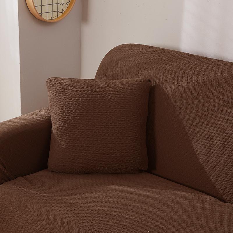 Housse coussin Café - 1 pièce - Housses 100% Waterproof et Ultra résistantes extensible de coussin 45 CM X 45 CM La Maison des Housses