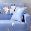 Housse coussin Fox - 2 pièces - Housses extensibles de coussin 45 CM X 45 CM La Maison des Housses