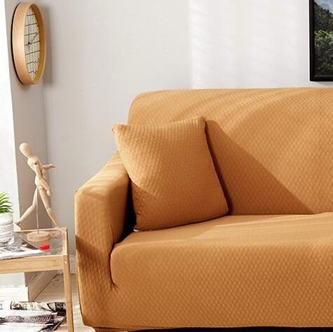 Housse coussin Orange - 1 pièce - Housses 100% Waterproof et Ultra résistantes extensible de coussin 45 CM X 45 CM La Maison des Housses