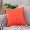 Housse coussin Orange - 2 pièces - Housses extensibles de coussin 45 CM X 45 CM La Maison des Housses