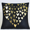 Housse coussin Raining Hearts - 1 pièce - Housses extensibles de coussin 45 CM X 45 CM La Maison des Housses