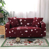 Housse coussin Red wine flower - 1 pièce - Housses extensibles de coussin 45 CM X 45 CM La Maison des Housses