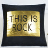 Housse coussin This is Rock - 1 pièce - Housses extensibles de coussin 45 CM X 45 CM La Maison des Housses