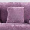 Housse coussin Violet - 2 pièces - Housses en velours extensibles de coussin 45 CM X 45 CM La Maison des Housses