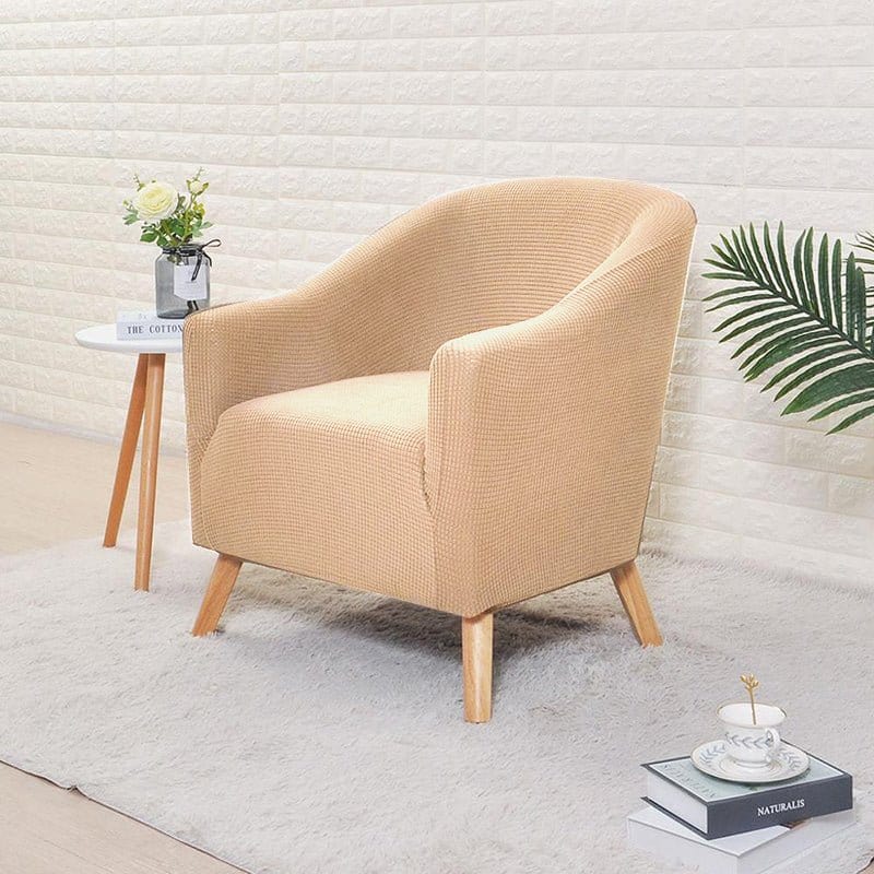 Housse fauteuil Beige - Housses pour Fauteuil Cabriolet - 100% Imperméables et Ultra résistantes La Maison des Housses