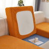 Orange - Housse polaire pour Coussin d'assise et dossier de Canapé - Motif Sun flower La Maison des Housses