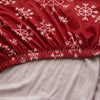 Rouge snow - Housse pour coussin de canapé La Maison des Housses