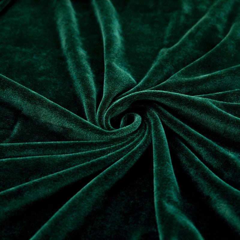 Vert - Housse en velours pour coussin de canapé La Maison des Housses